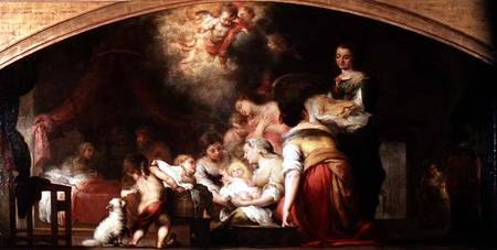 The Birth of the Virgin od Bartolomé Esteban Perez Murillo