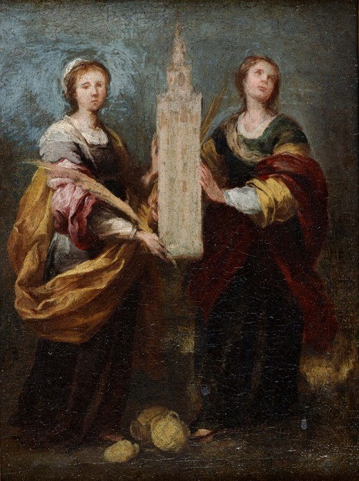 Saints Justa and Rufina od Bartolomé Esteban Perez Murillo