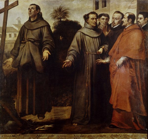 Murillo / St. Diego of Alcala od Bartolomé Esteban Perez Murillo