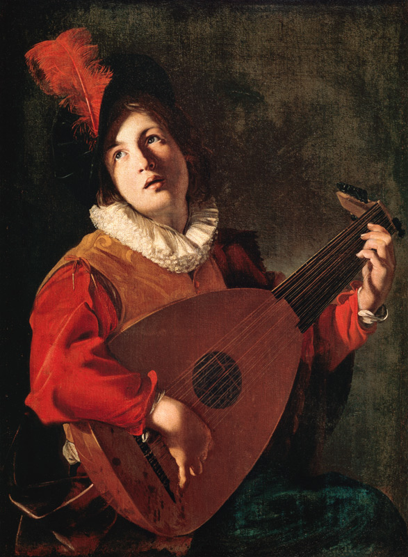 The Lute player od Bartolomeo Manfredi