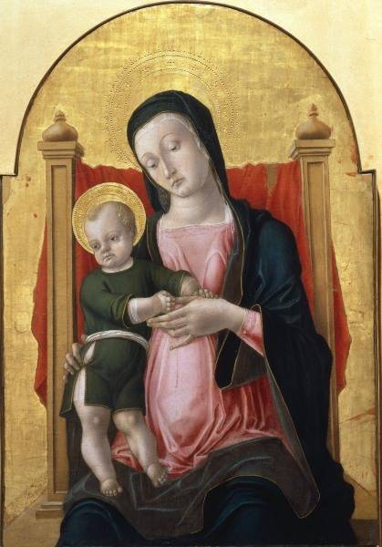 B.Vivarini / Mary with Child / C15th od Bartolomeo Vivarini