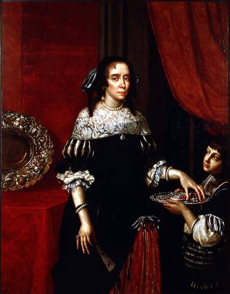 Portrait of Countess Gonzaga di Novellara od Benedetto & Cesare Gennari