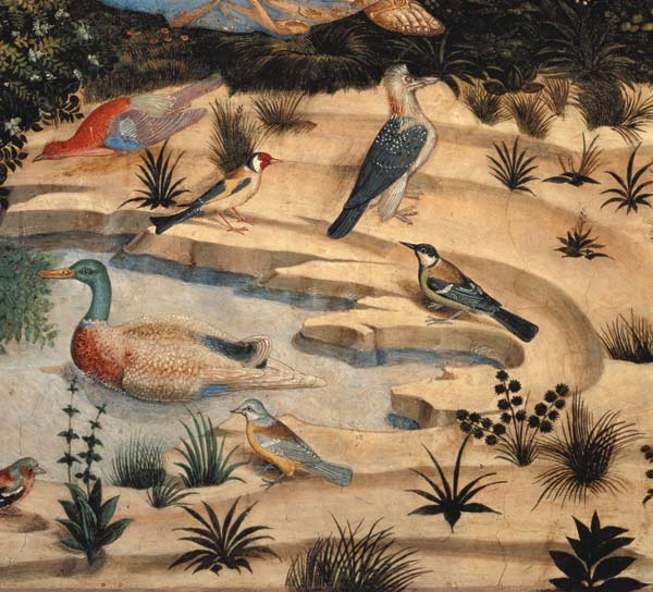 Landscape with birds od Benozzo Gozzoli