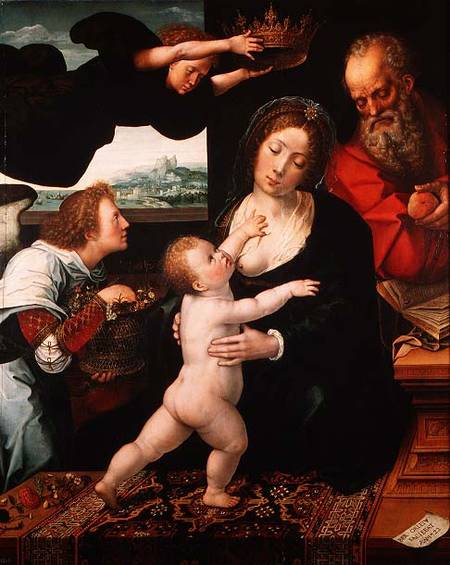The Holy Family od Bernard van Orley