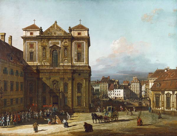 Vienna , Freyung od Bernardo Bellotto