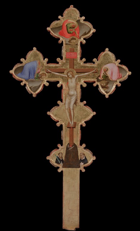Portable, Double Sided Cross (verso) od Bernardo Daddi