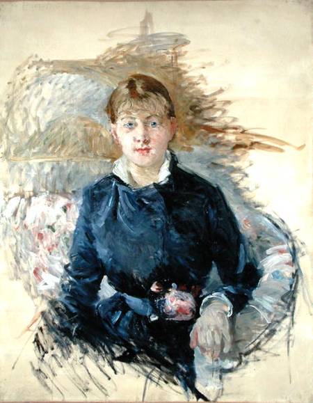Portrait of Louise Riesener od Berthe Morisot