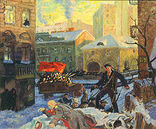 Der 27. Februar 1917. od Boris Michailowitsch Kustodiew
