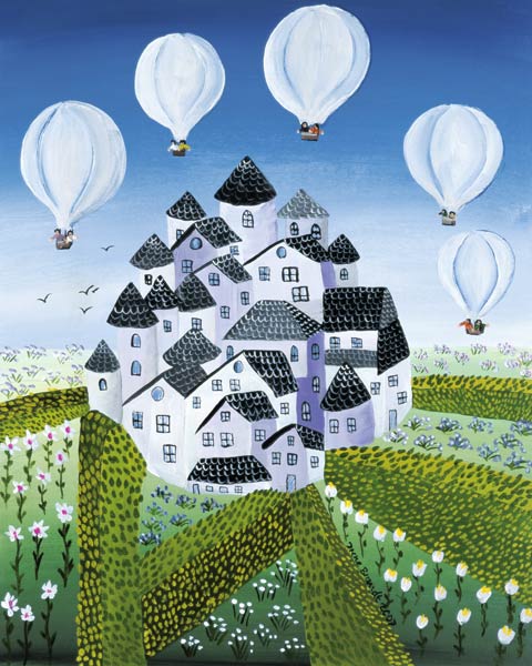 Weisse Ballons od Irene Brandt