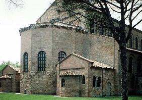 Rear facade of the basilica, 536 AD (photo)