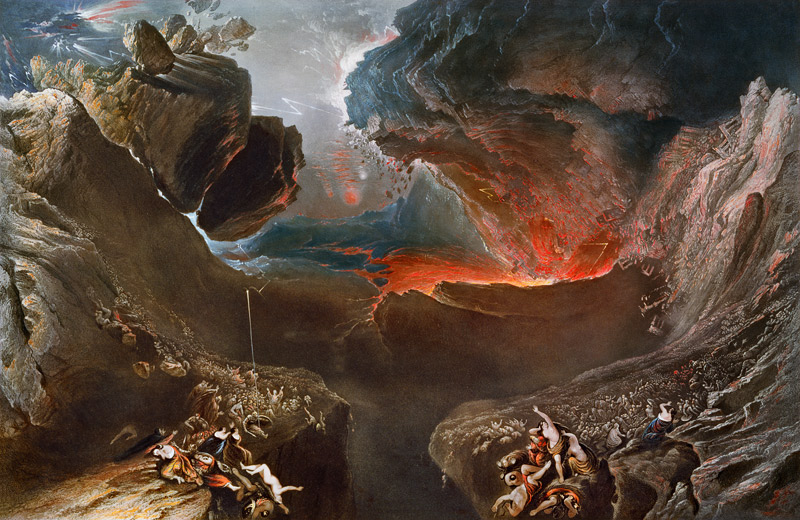 The Great Day of His Wrath (after John Martin) od C. Mottram