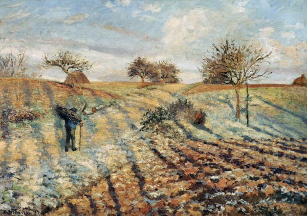 White Frost od Camille Pissarro