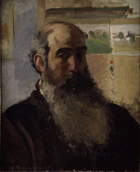 Pissarro / Self-portrait / 1873 od Camille Pissarro