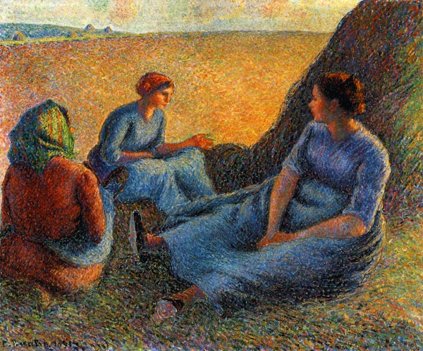 Rest at the hay harvest od Camille Pissarro