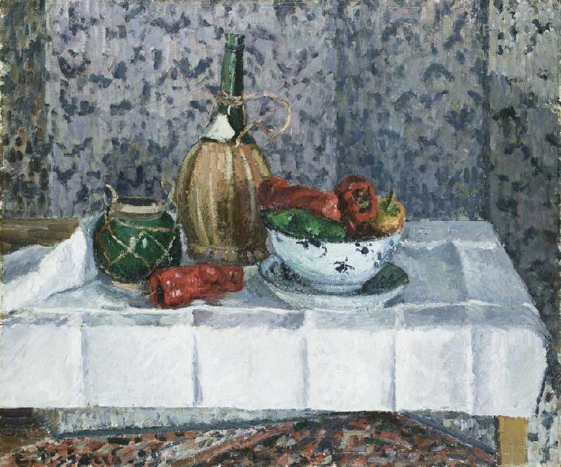 Stillleben mit Paprika od Camille Pissarro