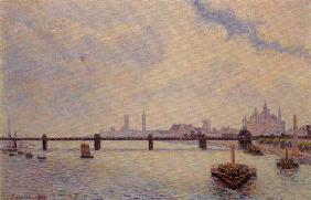 Charing Cross bridge, London