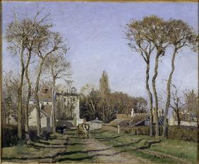 C.Pissarro / Entrance to Voisins / 1872