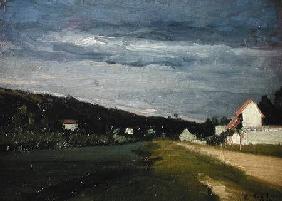 Landscape with Stormy Sky