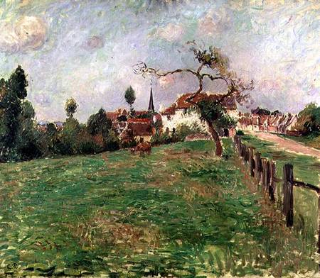 The Village of Eragny od Camille Pissarro
