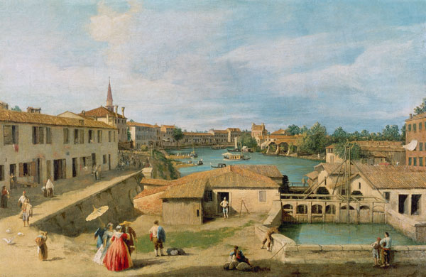 Dolo (Brenta) od Giovanni Antonio Canal (Canaletto)