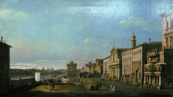 Rome, Via di Ripetta / Canaletto od Giovanni Antonio Canal (Canaletto)