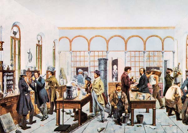 Justus von Liebig, Laboratory od Carl Constantin Steffeck