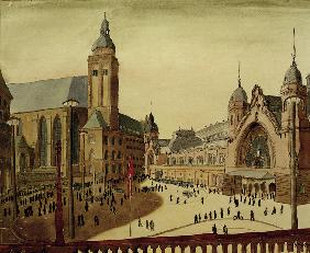 Koeln, Bahnhofsplatz, 1935.