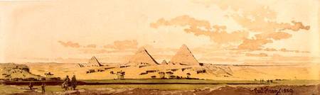 The Pyramids of Giza od Carl Haag