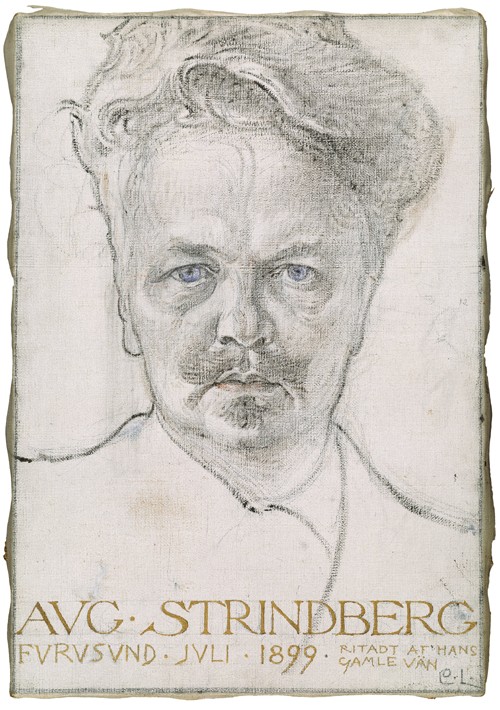 August Strindberg od Carl Larsson