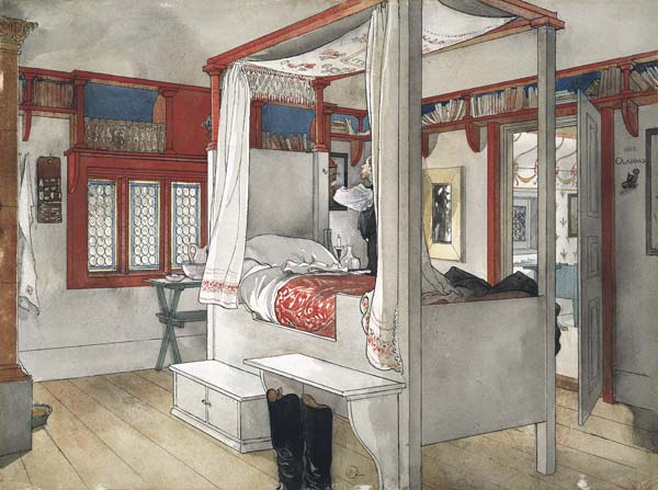 Daddy's Room, from 'A Home' series od Carl Larsson
