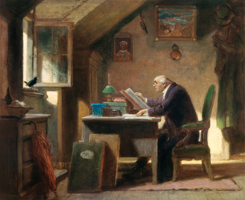 A visit od Carl Spitzweg