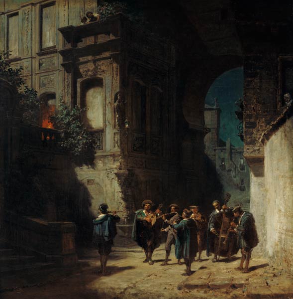 The serenade od Carl Spitzweg