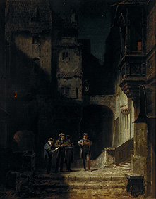 The quartet. od Carl Spitzweg