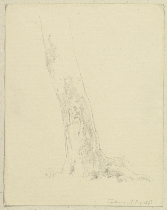 Tree near Michelstadt od Carl Theodor Reiffenstein