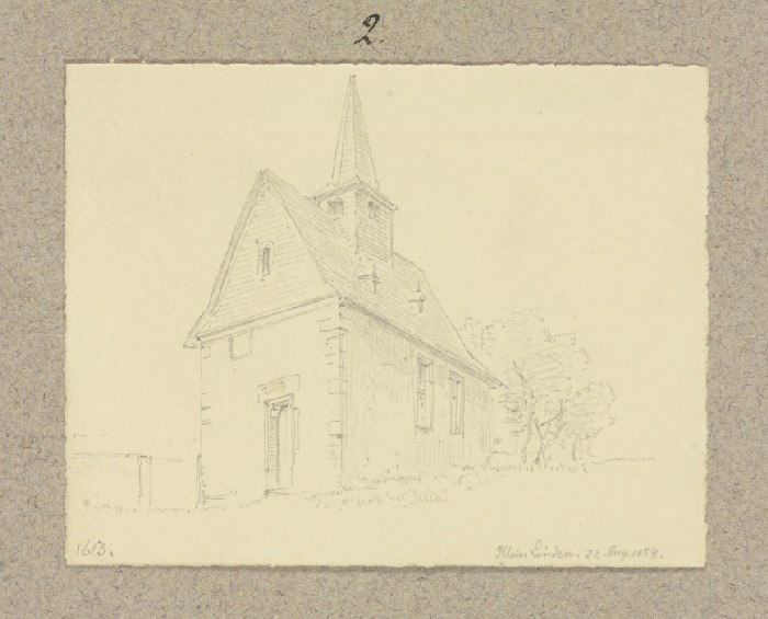 Chapel in Klein-Linden od Carl Theodor Reiffenstein