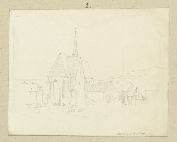Abbey Altenberg od Carl Theodor Reiffenstein