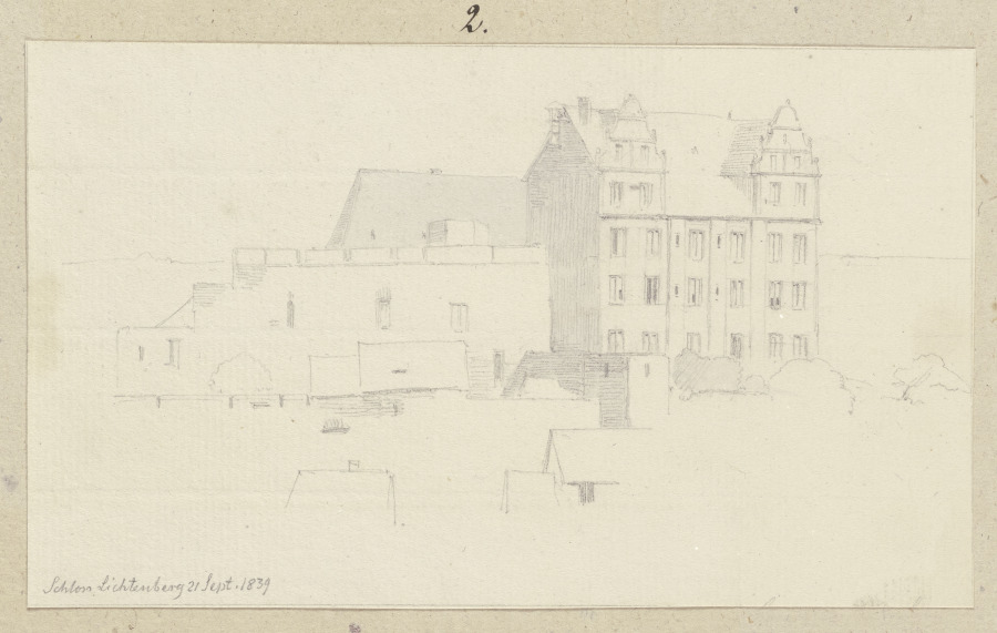 Lichtenberg castle od Carl Theodor Reiffenstein