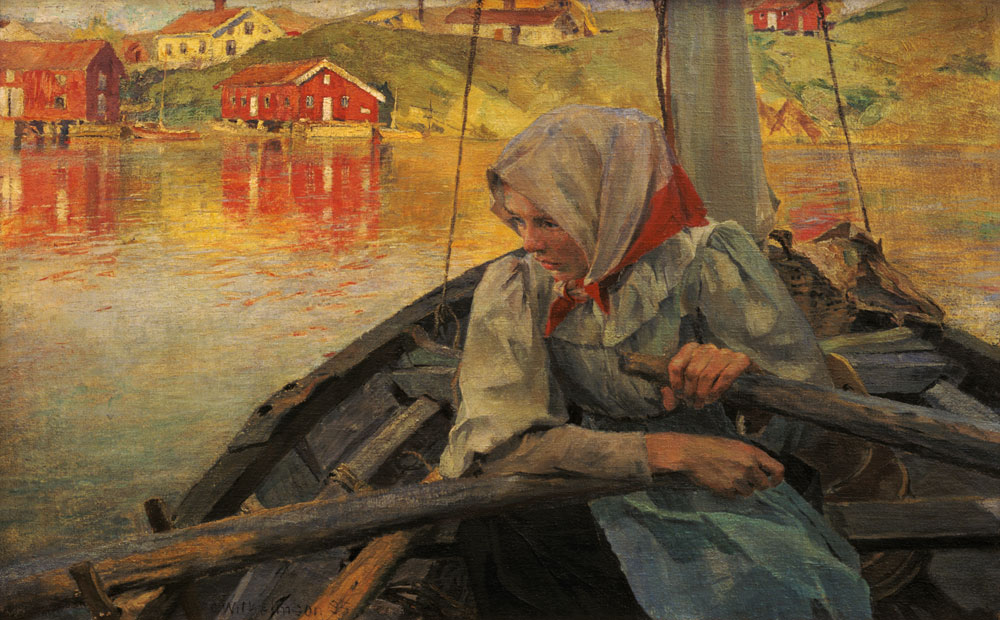 The fisherman girl (Fiskarflicka) od Carl Wilhelmson