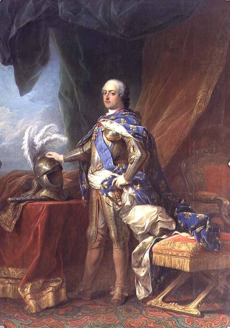 Louis XV (1715-74) King of France & Navarre od Carle van Loo