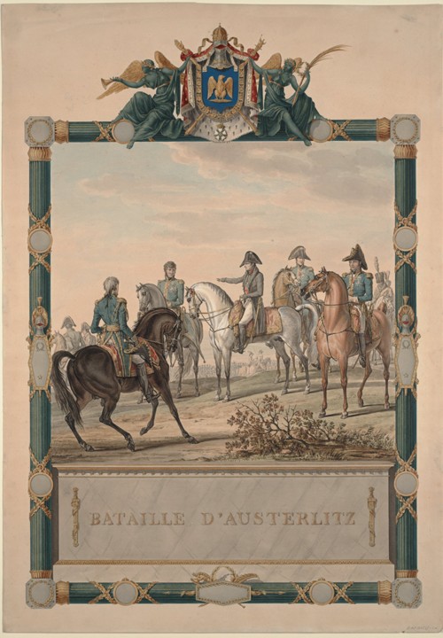 The Battle of Austerlitz on December 2, 1805 od Carle Vernet