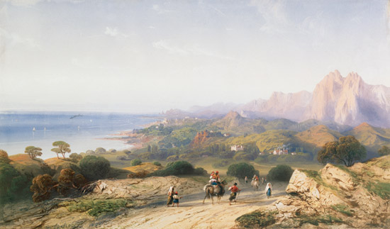 Southern Coast from near Cape S. Teodoro od Carlo Bossoli