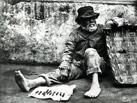 Cigar-end Seller, c,1865 (b/w photo)