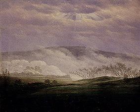 Fog in the Elbttal od Caspar David Friedrich