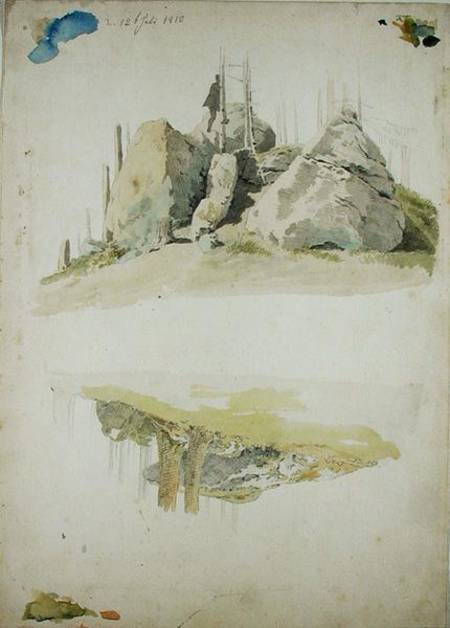 Rock and Tree: Two Studies od Caspar David Friedrich
