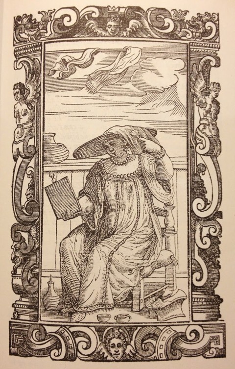 Venetian woman. From: De gli habiti antichi et moderni od Cesare Vecellio