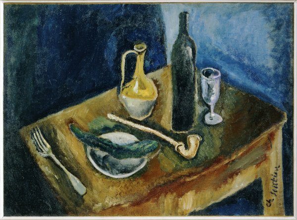 Still life with pipe od Žádost Soutine