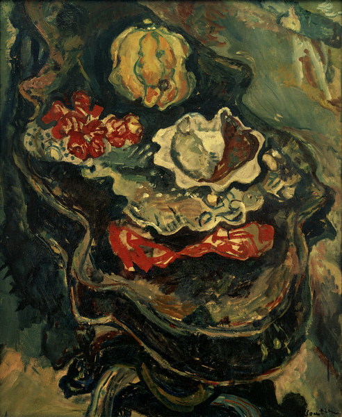 Table with victuals od Žádost Soutine