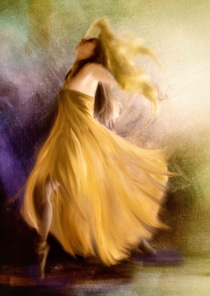 ...she’ll dance with the yellow dress.... od Charlaine Gerber