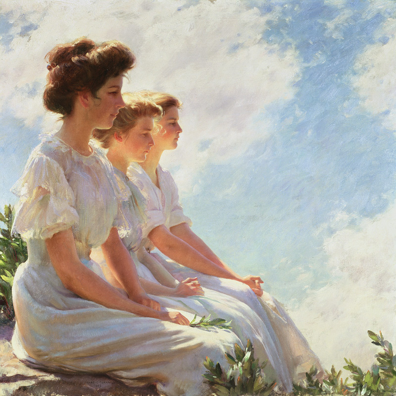 On the Heights od Charles Courtney Curran