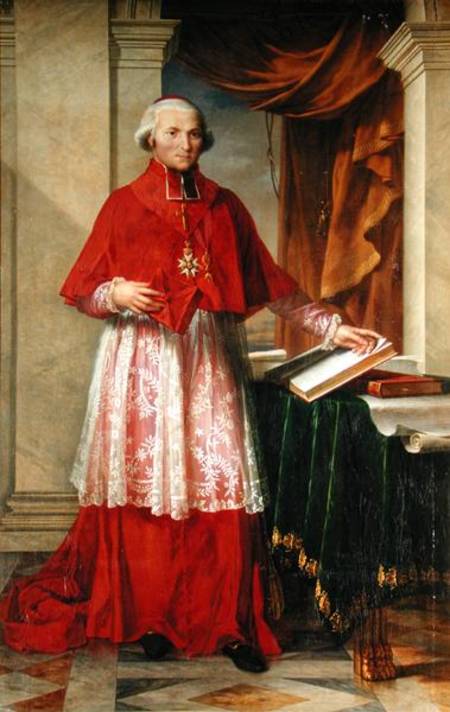 Portrait of Cardinal Joseph Fesch (1763-1839) od Charles Meynier